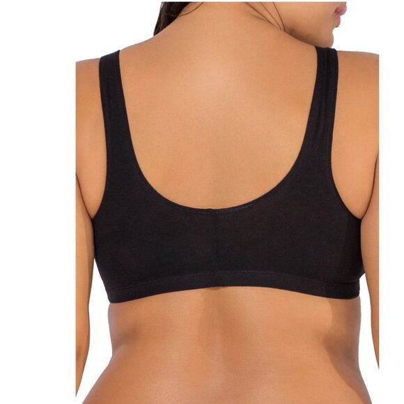Fruit of the Loom Women's Comfort Front Close Sports Bra - Picture 2 of 4